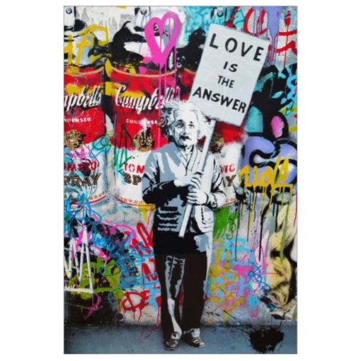 Banksy Still Life Great Abstract Graffiti Paintings Printed on Canvas - Image 3