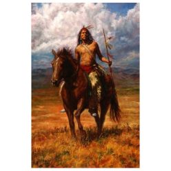 Native Indian on horse