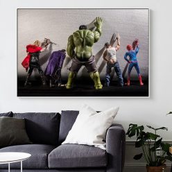 Funny Superheros Posters and Prints Comics Movie Quadro Canvas Painting Cuadros Wall Art Picture for Living Room Home Decoration