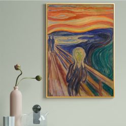 Art Famous Abstract Oil Painting Edvard Munch Scream Shout Prints on Canvas