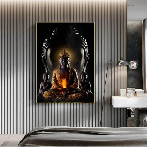 Buddhist God Modern Wall Art Canvas - Print on Canvas