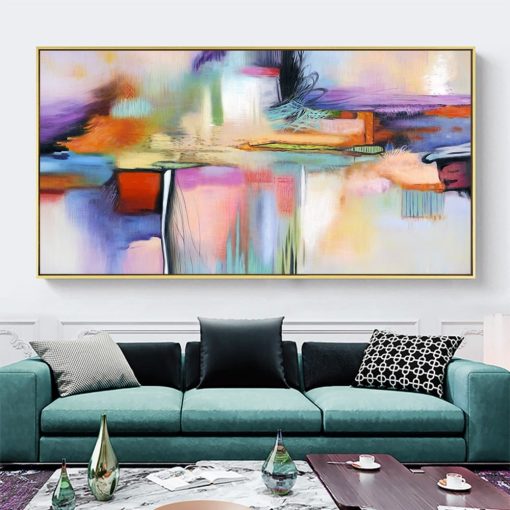 AAVV Wall Art Canvas Print Wall Painting Abstract Painting Wall Picture For Living Room Home Decor No Frame