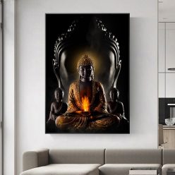 Buddhist God Modern Wall Art Canvas - Print on Canvas