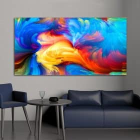 RELIABLI ART Abstract Painting Colorful Clouds Poster Wall Art Posters Room Decoration Picture For Home Canvas Pictures No Frame