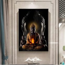 Buddhist God Modern Wall Art Canvas - Print on Canvas