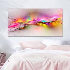 RELIABLI ART Abstract Painting Colorful Clouds Poster Wall Art Posters Room Decoration Picture For Home Canvas Pictures No Frame