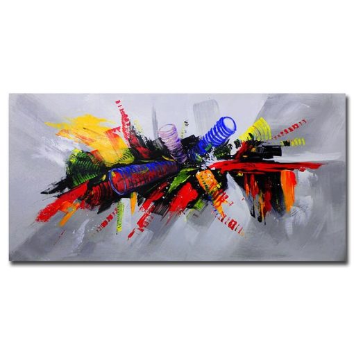 Good Looking Abstract Painting Printed on Canvas