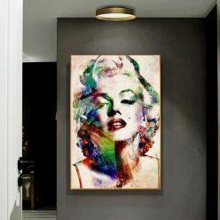 Abstract Canvas Art Famous Star Marilyn Monroe - Print on Canvas