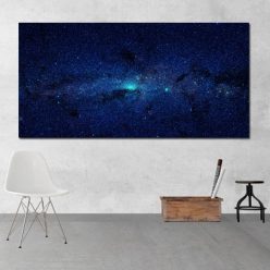 Canvas Art Outer Space View Nebula, Shining Stars, Cloud of Gas and Dust - Prints on Canvas