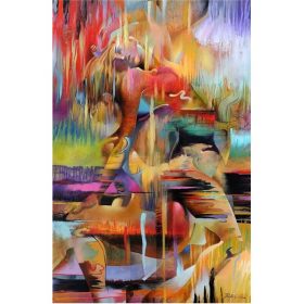 Nordic Canvas Painting Fashion Sex Figure Picture Wall Art Home Decor Poster Living Room Girl Bedroom Abstract Art Oil Painting