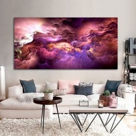 RELIABLI ART Abstract Painting Colorful Clouds Poster Wall Art Posters Room Decoration Picture For Home Canvas Pictures No Frame