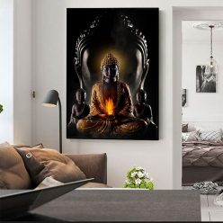 Buddhist God Modern Wall Art Canvas - Print on Canvas