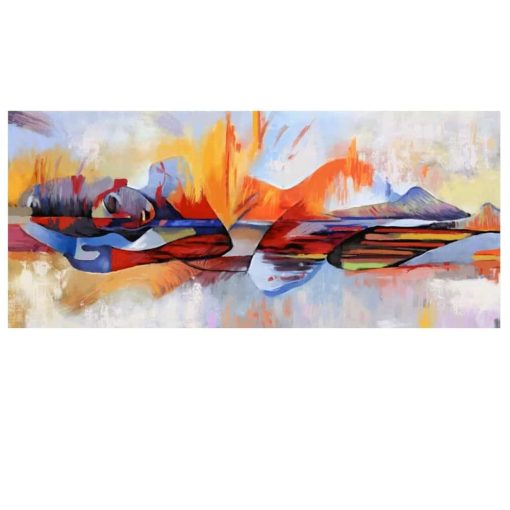 Beautiful Modern Wall Art Abstract Oil Painting Printed on Canvas - Image 2