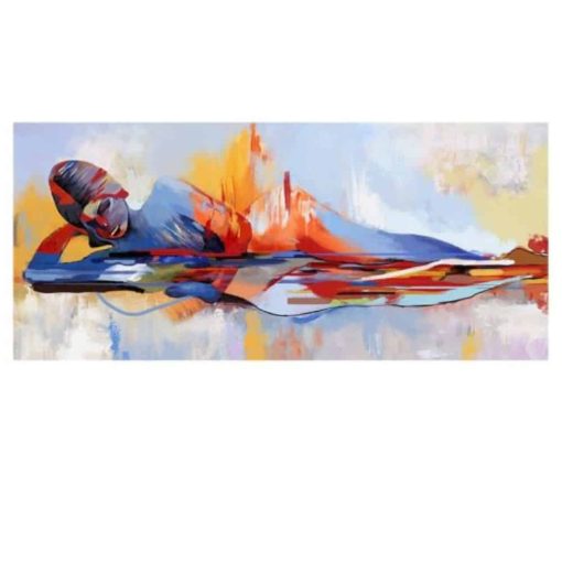 Beautiful Modern Wall Art Abstract Oil Painting Printed on Canvas - Image 3