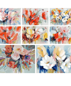 Flowers Paintings Wall Art