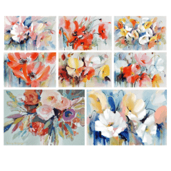 Flowers Paintings Wall Art