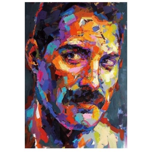 Painting of Legendary Pop Star Freddie Mercury - Print on Canvas - Image 5