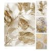 Golden Leaf Abstract Painting Nordic Style Wall Art