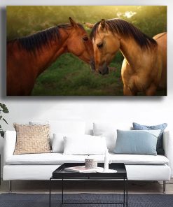 Beautiful Horse Oil Painting Art for Home Decoration - Print on Canvas