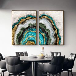 Modern Art Marble Abstract Painting Print on Canvas