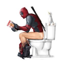 Superhero's bathroom