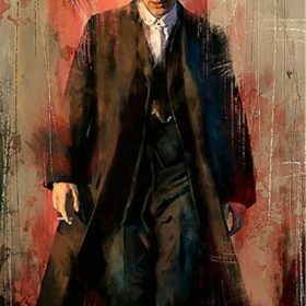 Digital Art Illustration of Peaky Blinders Wallpaper - Printed on Canvas