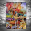 Abstract Figure Fine Art Painting by Timothy M Parker - Printed on Canvas