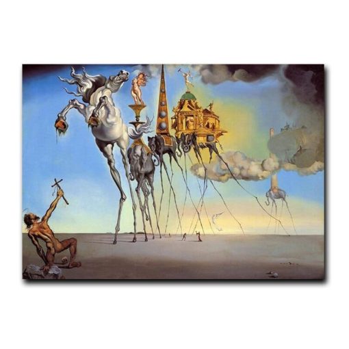 The Temptation of St. Anthony by Salvador Dali 1946