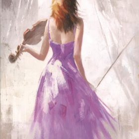 Modern Abstract Portrait Posters and Prints Wall Art Canvas Painting the Violin Player Decorative Pictures for Living Room Decor