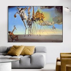 Famous Painting The Temptation of St. Anthony by Salvador Dali