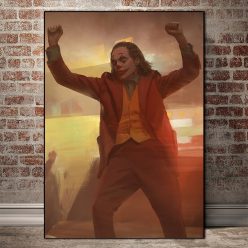 Movie Joker Canvas Poster Comics Oil Painting on Canvas Cuadros Posters and Prints Wall Art Picture for Living Room