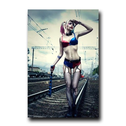 Suicide Squad Harley Quinn Movie Posters and Prints Joker Women Canvas Painting Wall Art Picture for Living Room Cuadros Decor