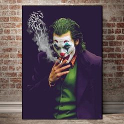 Movie Joker Canvas Poster Comics Oil Painting on Canvas Cuadros Posters and Prints Wall Art Picture for Living Room