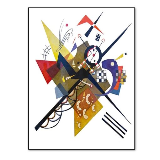 Vintage Wassily Kandinsky Famous Abstract Printing Canvas Paintings Poster and Print Wall Art Picture for Living Room Home Decor