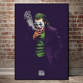 Movie Joker Canvas Poster Comics Oil Painting on Canvas Cuadros Posters and Prints Wall Art Picture for Living Room