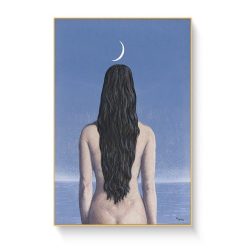 Rene Magritte Canvas Painting Surrealism Classic Artwork Reproduction Posters and Print Wall Art Picture for Living Room Cuadros