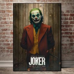 Movie Joker Canvas Poster Comics Oil Painting on Canvas Cuadros Posters and Prints Wall Art Picture for Living Room