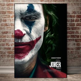 Movie Joker Canvas Poster Comics Oil Painting on Canvas Cuadros Posters and Prints Wall Art Picture for Living Room