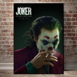 Movie Joker Canvas Poster Comics Oil Painting on Canvas Cuadros Posters and Prints Wall Art Picture for Living Room