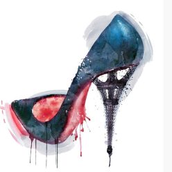 Women High Heels Shoes Graffiti Art Canvas Painting on The Wall Graffiti Posters Prints Wall Picture for Living Room Decor Home