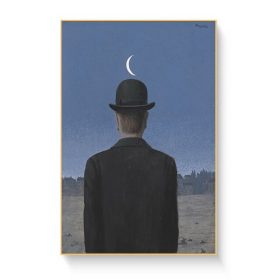 Rene Magritte Canvas Painting Surrealism Classic Artwork Reproduction Posters and Print Wall Art Picture for Living Room Cuadros