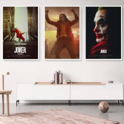 Movie Joker Canvas Poster Comics Oil Painting on Canvas Cuadros Posters and Prints Wall Art Picture for Living Room