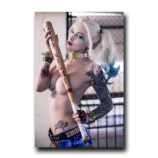 Suicide Squad Harley Quinn Movie Posters and Prints Joker Women Canvas Painting Wall Art Picture for Living Room Cuadros Decor