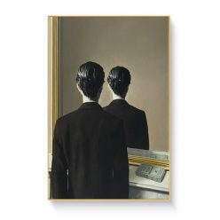 Rene Magritte Canvas Painting Surrealism Classic Artwork Reproduction Posters and Print Wall Art Picture for Living Room Cuadros