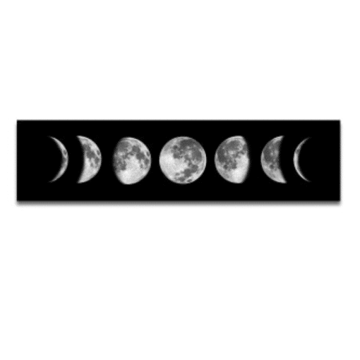 Moon Phase Canvas Painting Wall Art Printed on Canvas - Image 5