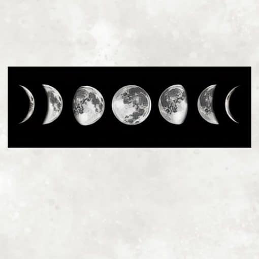 Moon Phase Canvas Painting Wall Art Printed on Canvas - Image 3