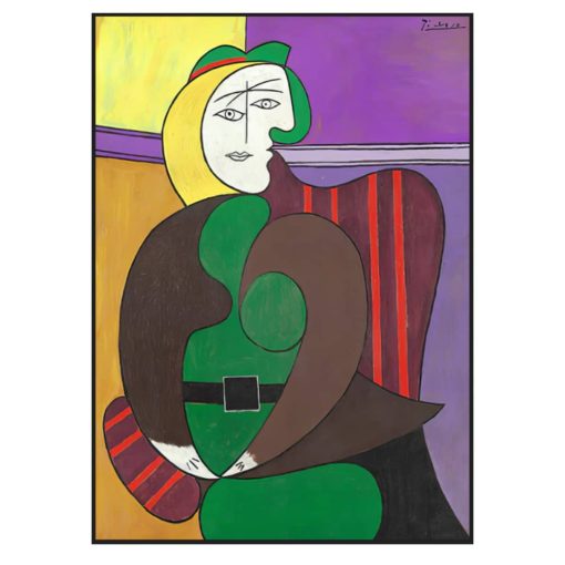 The Red Armchair by Pablo Picasso Printed on Canvas - Image 2