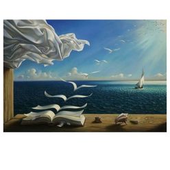 Vladimir Kush – The Waves Book Sailboat