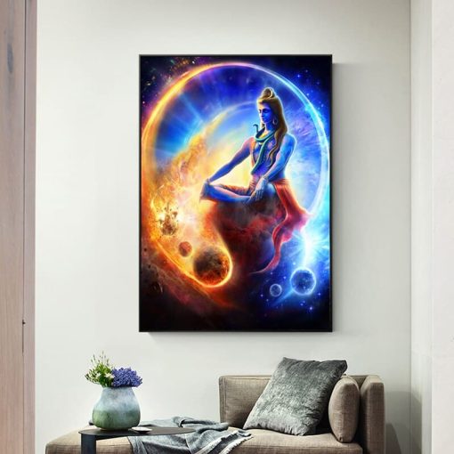 Shiva Hindu God Modern Wall Art