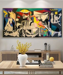 Guernica by Pablo Picasso Painting Printed on Canvas